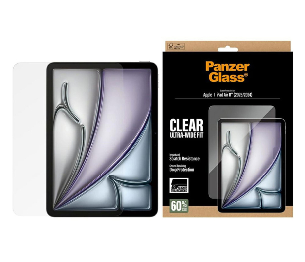 PanzerGlass Ultra-Wide Fit do iPad Air 11" M2/M3/M4 - 1538912 - zdjęcie